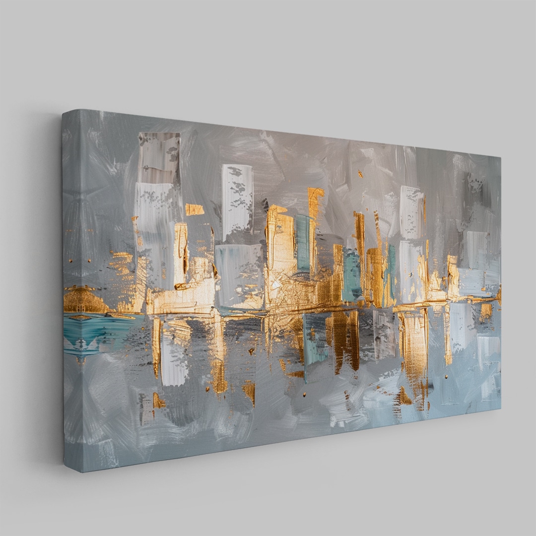 Gris y Oro Skyline